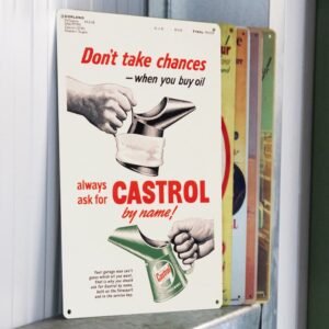 Castrol poster don't take chances