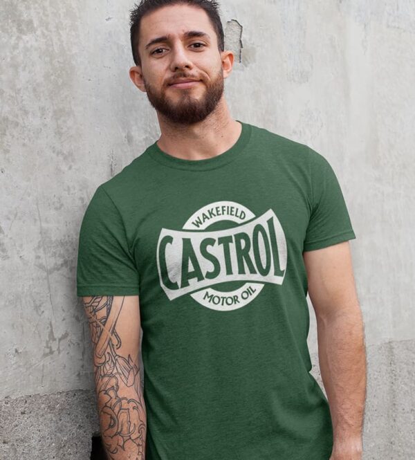 Castrol green t-shirt